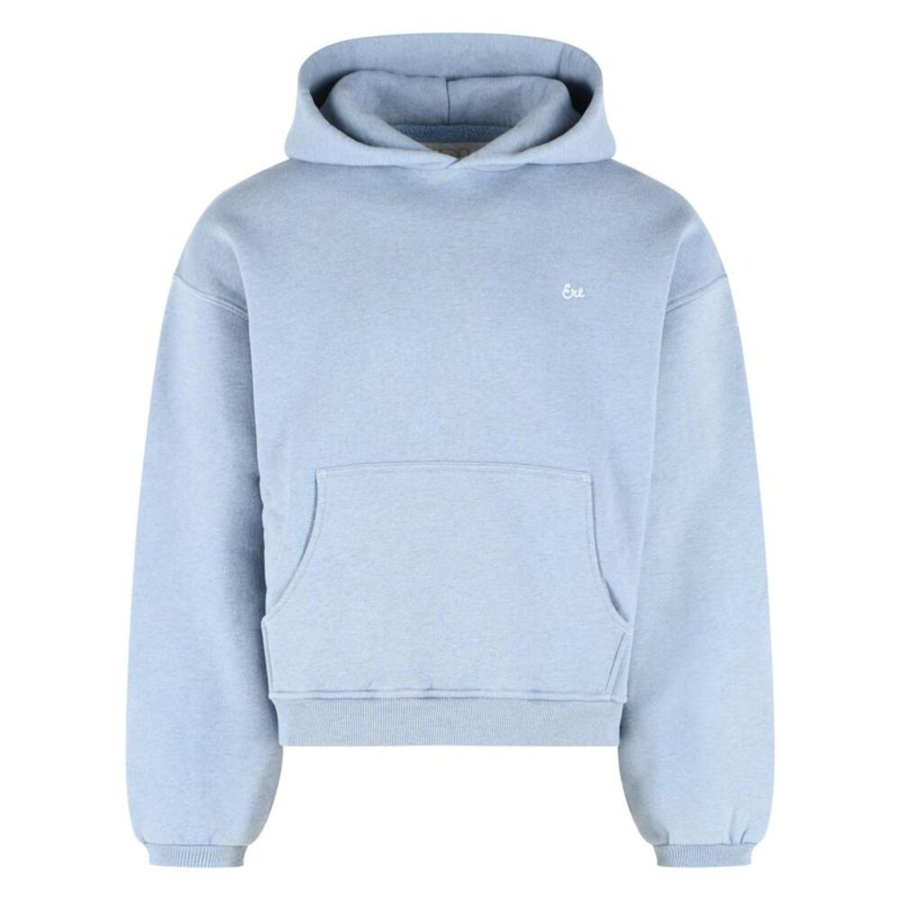 Erl Light Blue Cotton Sweatshirt Men